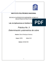 Practica 3. Determinación Yodometrica Del Cobre