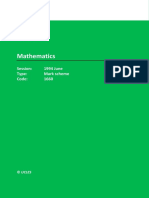 1994j Mathematics Gcse Markscheme