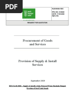 RFQ 01-2020 Supply Install A Solar Powered Water Borehole Pump Steel Tank Stands Erections For Mukosa PWS PDF