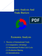 Economic Analysis and Trade Barriers