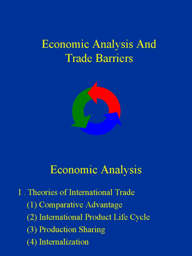 Economic Analysis and Trade Barriers | PDF | Car | Non Tariff Barriers ...