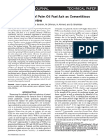 Characterization of Palm Oil Fuel Ash As Cementitious Supplement: A Review