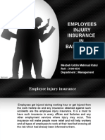 Employees Injury Insurance in Bangladesh