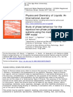 Phase behavior study of polymer-polymer systems