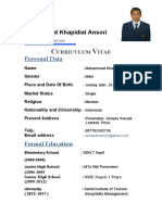 Muhammad Khapidial Ansori CV