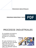 Principales Industrias y Sus Procesos - 2