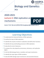 Medical Biology and Genetics: For Pharmacy 2020-2021