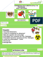 Enfermedades Transmitidas Por Alimentos (Etas) Y Su Prevención. Virus Y Bacterias