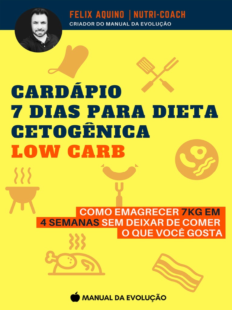 Cardápio Dieta Cetogênica - Low Carb | PDF | Dieta Cetogênica | Chá