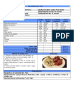 Receta Estandar Mex. Norte