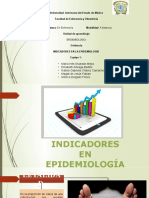 Indicadores en epidemiología