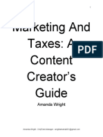 Marketing and Taxes A Content Creators Guide