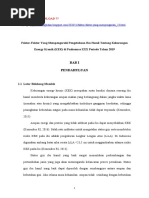 Faktor-Faktor Yang Mempengaruhi Pengetahuan Ibu Hamil Tentang Kekurangan Energy Kronik (KEK) Di Puskesmas XXX Periode Tahun 2019