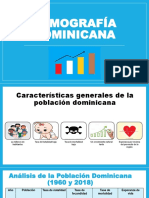 Cracteristicas de La Poblacion Dominicana