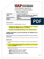 Análisis de la Política Nacional del Ambiente