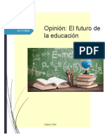 Opinión La Educación en El Futuro