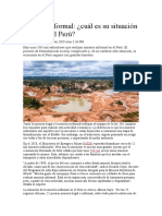 Minería informal en Perú: 500 mil extractores esperan formalizarse