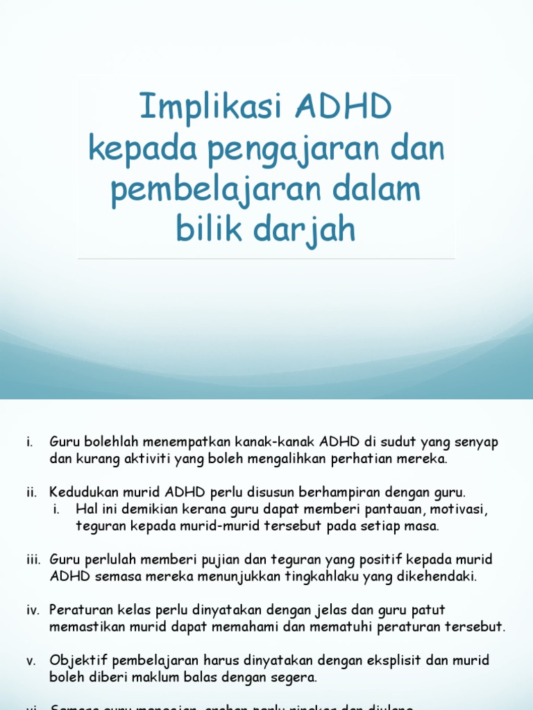 Edup 3023 Tutorial Adhd