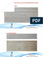 Diapositivas química 11° Cálculos químicos en los que intervienen gases.