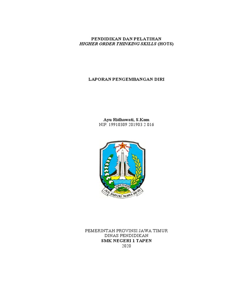Laporan Pengembangan Diri | PDF | Karier & Perkembangan | Bisnis