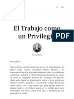 El Trabajo como un Privilegio _ Vision América Latin
