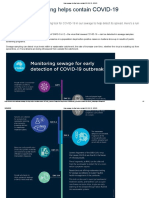 How sewage testing helps contain COVID-19 - ECOS