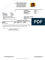 9/17/2020 9/30/2020 12 Day/s 14 Hour/s 2,700 Gms 38 Weeks: Newborn Screening Results