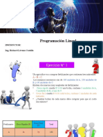 Programacíon Lineal Ejercicios