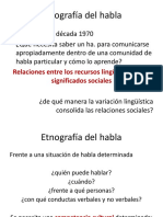 Etnografía Del Habla PDF