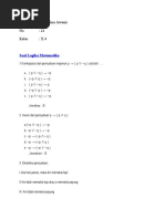 Download Soal Logika Matematika 1 by Astri Nila Sari SN48556541 doc pdf