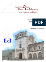 GEOLOGÍA El entorno geológico inestable del Convento de los Santos Reyes en Metztitlán, Hidalgo