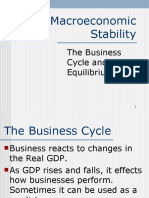 Macroeconomic Stability: The Business Cycle and Macro Equilibrium