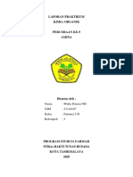 Widia Danisa NH - Farmasi 2D - Kelompok 3 - Laporan Praktikum Amina PDF
