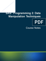 SAS® Programming 2 Data Manipulation Techniques PDF