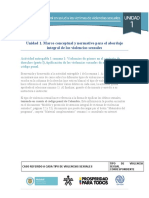 Unidad 1. Marco Conceptual y Normativo para El Abordaje Integral de Las Violencias Sexuales