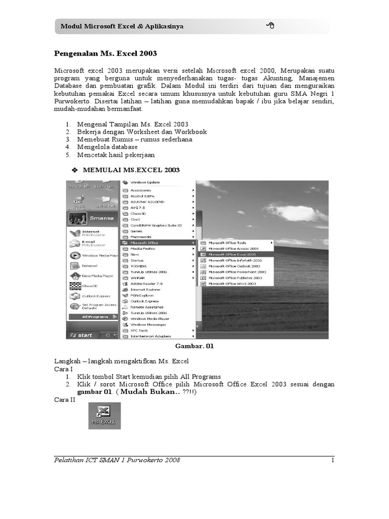 Modul Excel | PDF