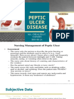 Peptic Ulcer Disease: Ma. Chealzea C. Gapasin BSN 4B-2A
