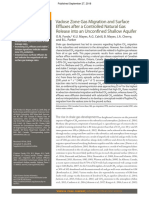 Vadose Zone Gas Migration and Surface Effluxes After A Controlled Natural Gas Release Into An Unconfined Shallow Aquifer