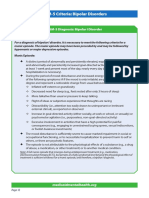 DSM-5 Criteria: Bipolar Disorders