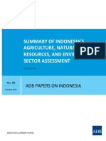 Summary of Indonesia'S Agriculture, Natural Resources, and Environment Sector Assessment