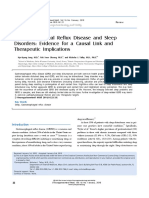 Gastroesophageal Reflux Disease and Sleep Disorders: Evidence For A Causal Link and Therapeutic Implications