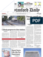 The Stanford Daily: Caltrain Proposes To Close Stations