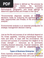 Business Environment and Strategic Management