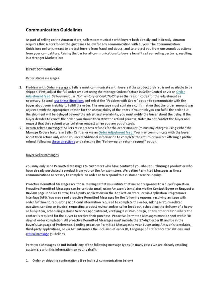 En US Communication Guidelines PDF | PDF | Application Programming ...