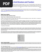 Nucleic Acid Structure and Function