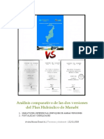 Análisis Comparativo de Las Dos Versiones Del Plan Hidráulico de Manabí