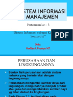 Sistem Informasi Sebagai Keunggulan Kompetitif