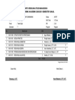 Kartu Rencana Studi Mahasiswa Tahun Akademik Akademik 2020/2021 Semester Ganjil