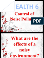 Health 6 Q3Week 5day 3 - Controlling Noise Pollution