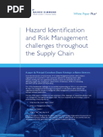 Hazard Identification and Risk Management